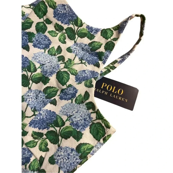 Polo Ralph Lauren Girls' Hydrangea Floral Fit & Flare Dress Size 16 - Picture 3 of 7